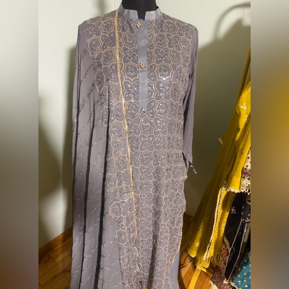 Indian Pakistani 3pc chiffon